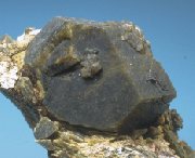 Andradite crystal, Swift River, Yukon